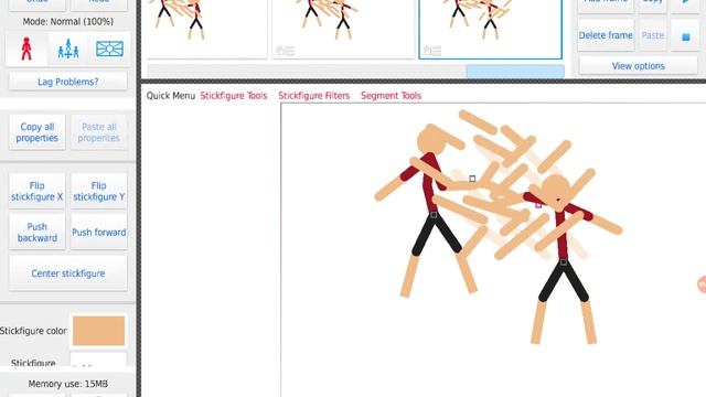 Fast barrage/ how to make people go fast Stick nodes tutorial смотреть онлайн