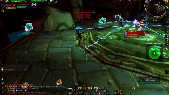 World of Warcraft - 90 Troll Hunter Soloing Vashj with Commentary смотреть онлайн