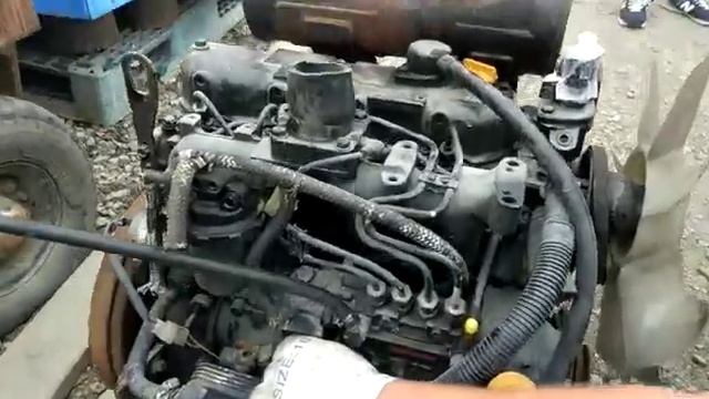 Запуск двигателя YANMAR 4TNE88 смотреть онлайн