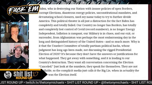 SHIT LIST ROUND UP • Surfing Twitter Trends • #January6th Lindsey Graham, Karl Rove, Ted Cruz, A смотреть онлайн