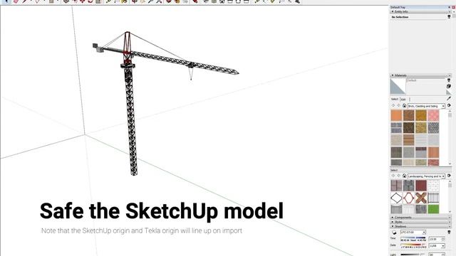 How to import a SketchUp model to Tekla Structures - Increasing Level Of Detail (LOD) |BIM-Solution смотреть онлайн