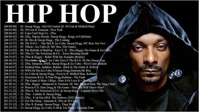 HIP HOP MIX - SNOOP DOGG, 2 PAC, EMINEM, ICE CUBE, B I G & MORE смотреть онлайн