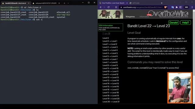 Bandit - OverTheWire Complete Walkthrough | Level 0 - Level 34 смотреть онлайн