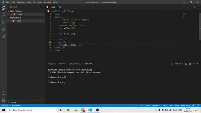 String Join of Variables In JavaScript #5 | Techno Kidzo смотреть онлайн
