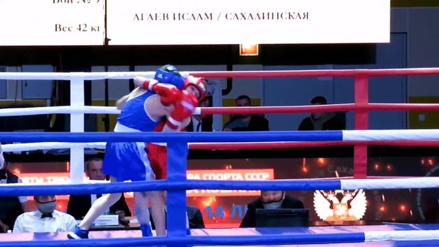 Зайцев Денис (Магадан) - Козырев Дмитрий (Смирных-Сахалин) 42кг. смотреть онлайн