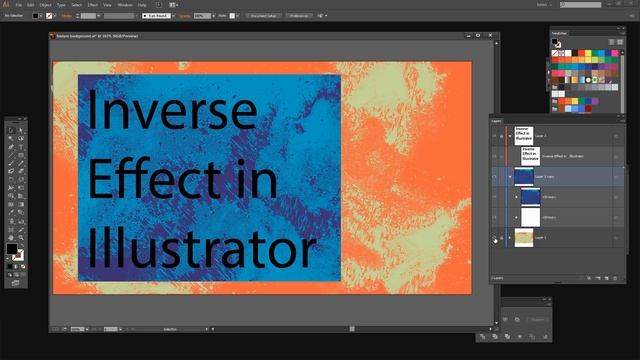 Create a Cool Inverse Color Effect in Adobe Illustrator смотреть онлайн