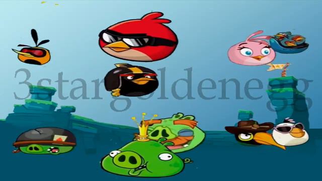 Angry Birds Go! Character Animation by 3stargoldenegg смотреть онлайн