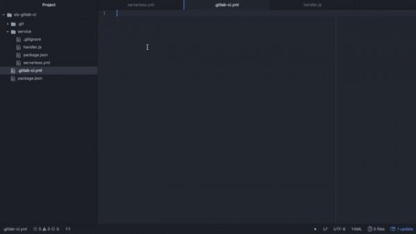 Automated deployments of Serverless Framework project with GitLabs