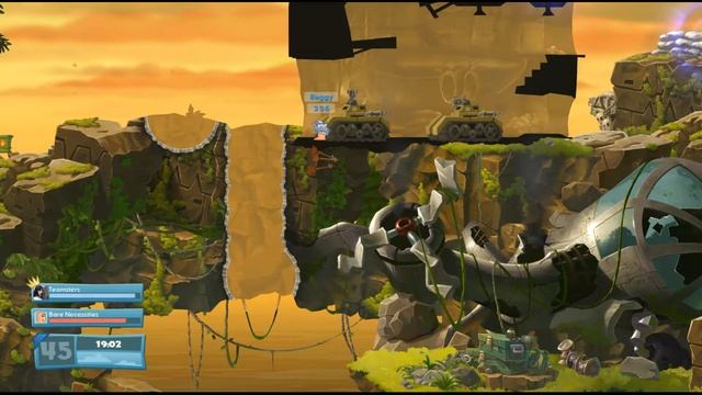 Worms W.M.D - Tanks for the Memories - How to Drown a Worm in 4 Turns смотреть онлайн