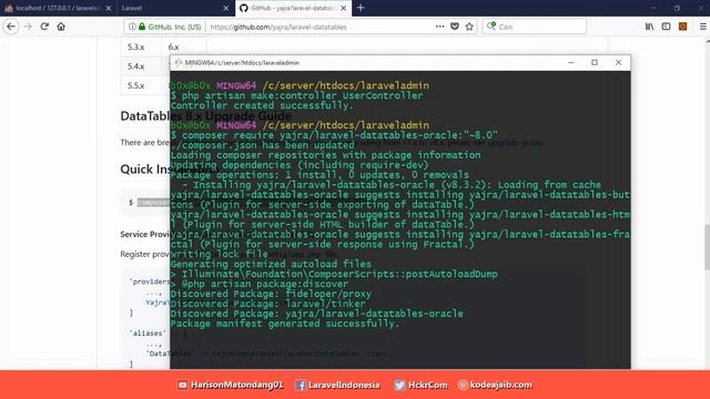 Laravel 5 Tutorial : How to Use jQuery DataTables API with Example смотреть онлайн