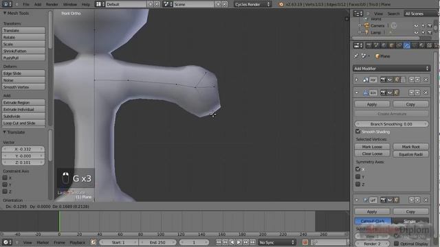 Blender Tutorial I Skin Modifier смотреть онлайн