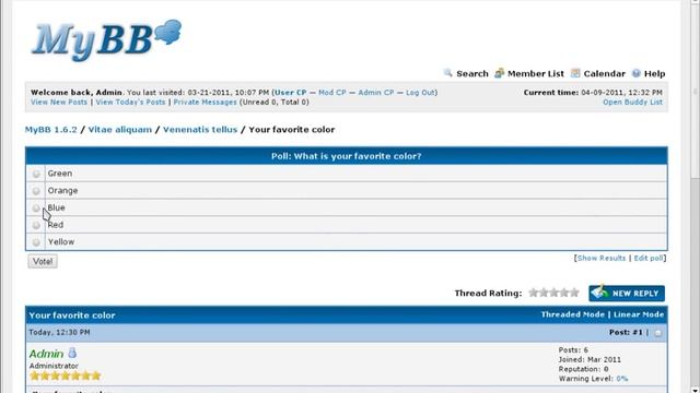 MyBB plugin: Ajax Poll Voting смотреть онлайн