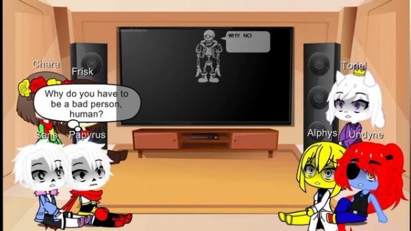 [REMAKE] UNDERTALE react to "HELP FROM the void Phase 1 - 6" | Gacha Reaction