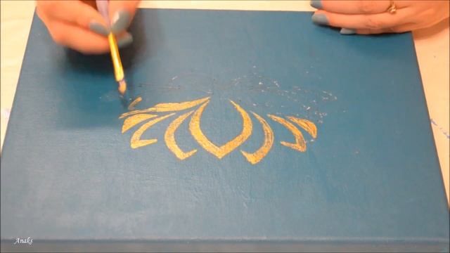 Рисую акрилом - ЦВЕТОК ЛОТОСА. Acrylic Painting Tutorial - lotus flower. смотреть онлайн