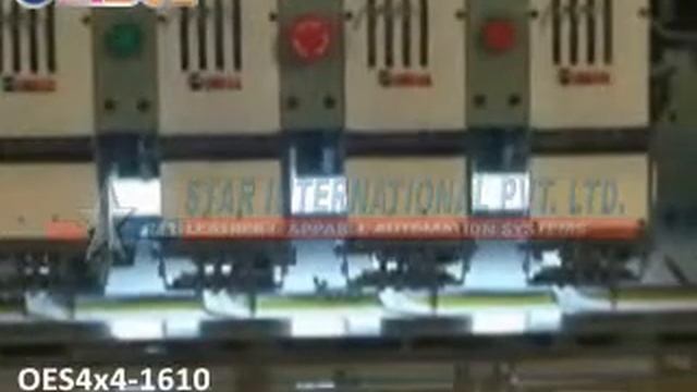 OES4X4-1610 Embroidery machine смотреть онлайн
