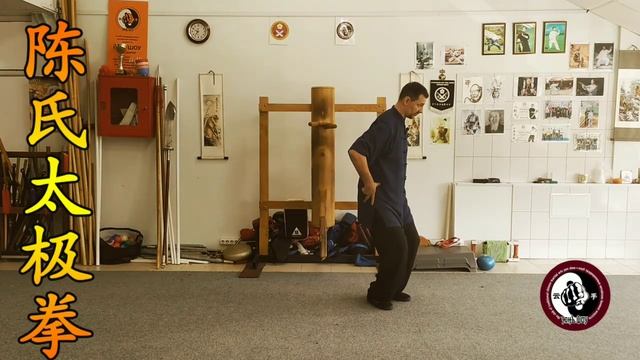 Тайцзицюань семьи Чэнь. Наматывание с шагами вперед. смотреть онлайн