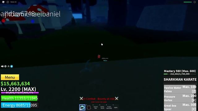 Bounty Hunting With Sharkman Karate + Buddy Sword | Blox Fruits Update 17 смотреть онлайн