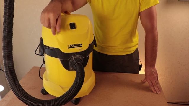 Пылесос KARCHER WD 3 После 3,5 - лет использования. смотреть онлайн