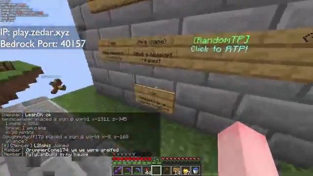 24/7 Joinable Minecraft SMP (PUBLIC) ~ 1.17 Java & Bedrock Survival Server | IP: play.zedar.xyz смотреть онлайн