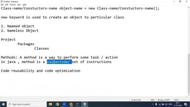 Class, Object and Methods - Core Java in Telugu смотреть онлайн