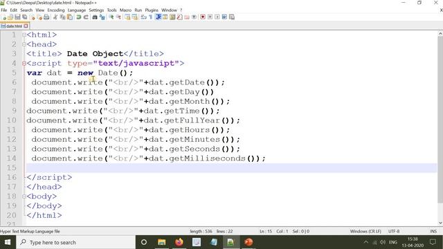JavaScript Tutorial | Session-13 | Date object смотреть онлайн