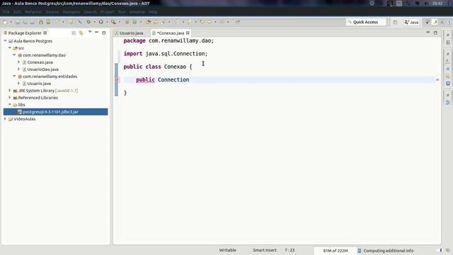 Java Banco de Dados Postgres 02 смотреть онлайн