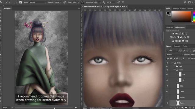 Blossom Maiden - Speed Painting Process смотреть онлайн