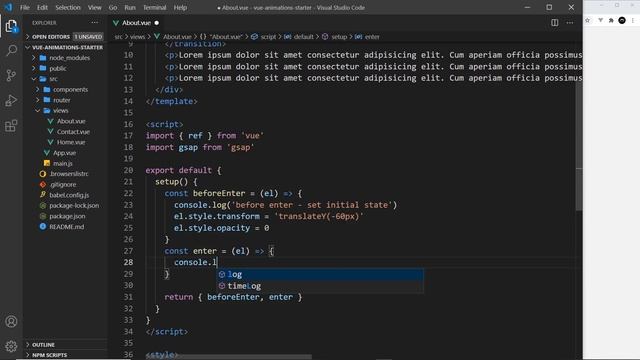 Vue 3 Animations Tutorial #10 - Using GSAP смотреть онлайн