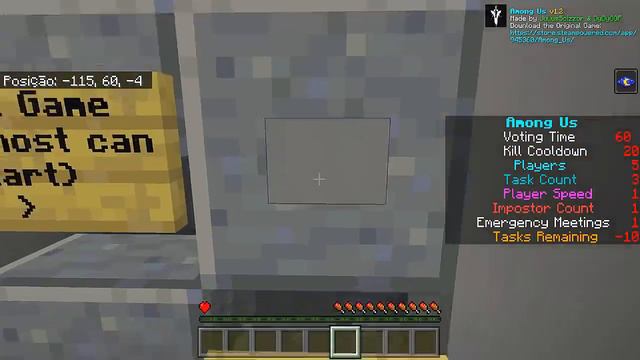 Minecraft - AMONG US ! VIREI O IMPOSTOR NOVO ADDON IGUALZINHO AO JOGO AMONG US смотреть онлайн