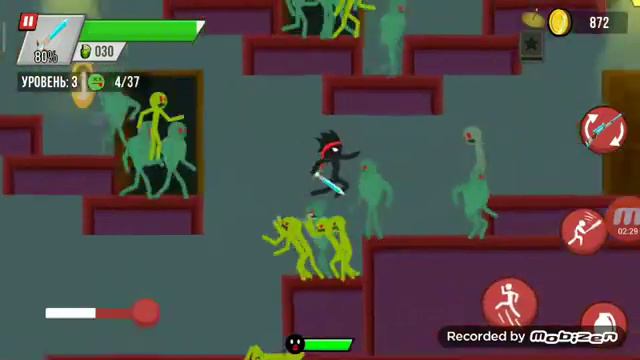 Я прохожу игру на английском stickman против зомби 4 глава сложныи́ режиме часть 1 смотреть онлайн