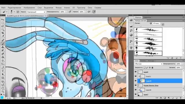 [SpeedPaint] New and Shiny (Five Nights at Freddy's 2) смотреть онлайн
