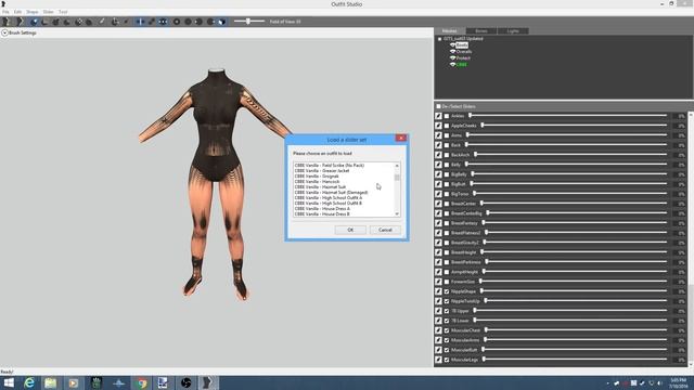Modding Tutorial - Outfit Studio - Updating Body References