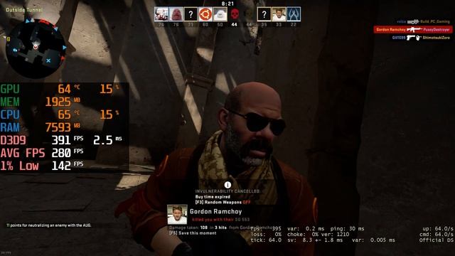 CSGO - RTX 3060 Ti + i5 10400F - 1080p Max Settings - FPS Benchmark Test смотреть онлайн