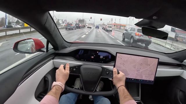2023 Tesla Model S Plaid 1020hp POV Test Drive