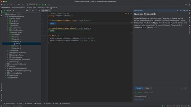 Atomic Kotlin Course - Number Types смотреть онлайн