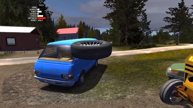 New Wheels! - Flat Tire | My Summer Car Beta смотреть онлайн