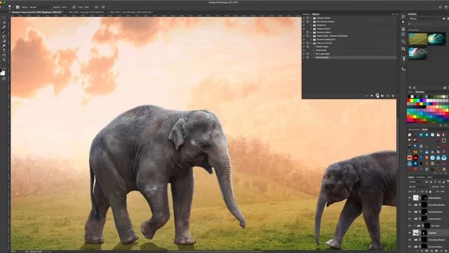 Rim Lighting and Shading Magic Photoshop Action Tutorial смотреть онлайн