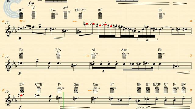 Ukulele - Nocturne - Chopin - Sheet Music, Chords, & Vocals смотреть онлайн