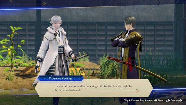 Touken Ranbu Warriors - Tsurumaru Kuninaga - All Bond Conversation смотреть онлайн