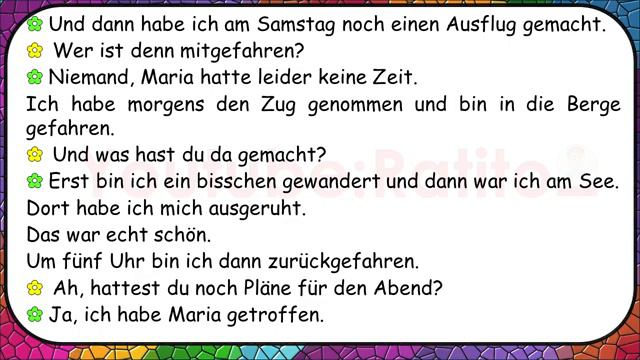 A2 Deutsch Hören Lernen 1.9