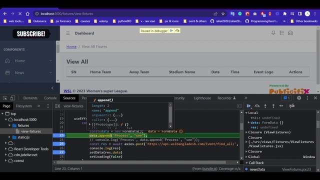 How to debug API using chrome devtools in react js. смотреть онлайн