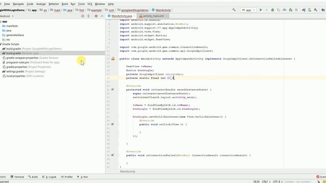 Google With Login in Android Studio #24 in Hindi смотреть онлайн