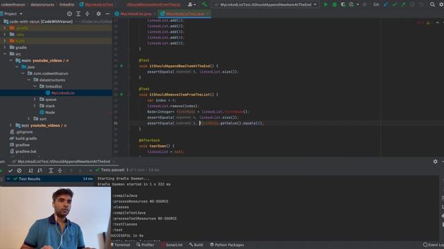 Singly Linked List Implementation Using Test Driven Development In Java смотреть онлайн