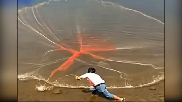 ТОП 5!!! Очень красивые забросы кастинговой сети!! Cast Net Fishing Skill