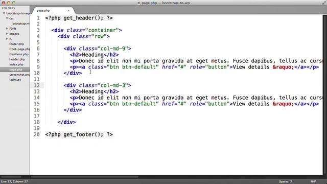 Bootstrap to WordPress Theme development смотреть онлайн