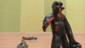 битва пластилиновых монстров!!(первоя анимация из пластилина