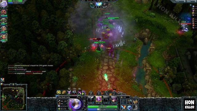 HoN The Dark Lady Gameplay - The Dark Consort - ExtraFat - 1984 MMR смотреть онлайн