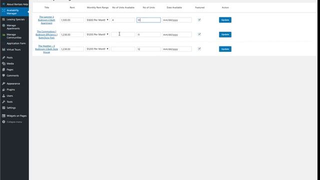 About Rentals Premiere WordPress Apartment Management Plugin: Availability Manager смотреть онлайн