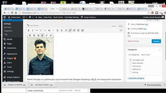 Setting up a wordpress theme on my author website смотреть онлайн