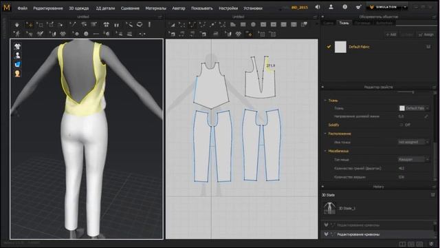 Создание одежды в Marvelous Designer для TheSims 4
